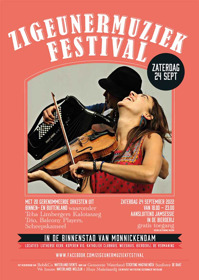 Poster Zigeunermuziek Festival-2022